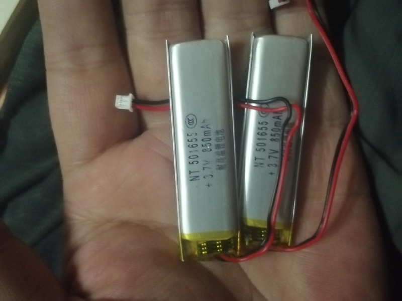 Brand New 3.7V Polymer Lithium Battery 501655 850Mah for Dash Cam, Mp3 Card Player, and Rechargeable Audio Devices Brand New 3.7V Polymer Lithium Battery 501655 850Mah for Dash Cam, Mp3 Card Player, and Rechargeable Audio Devices
