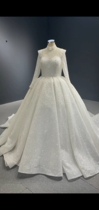 Glitter A Line Dubai Wedding Dresses Sequin the Bride Gowns