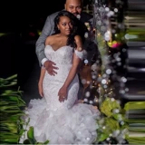 Свадебные платья с русалкой африканской плюс плюс