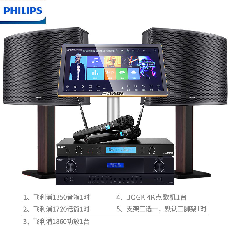 Philips CSS1350 Family KTV Sound Set Sound Karaoke Power Point Song Machine