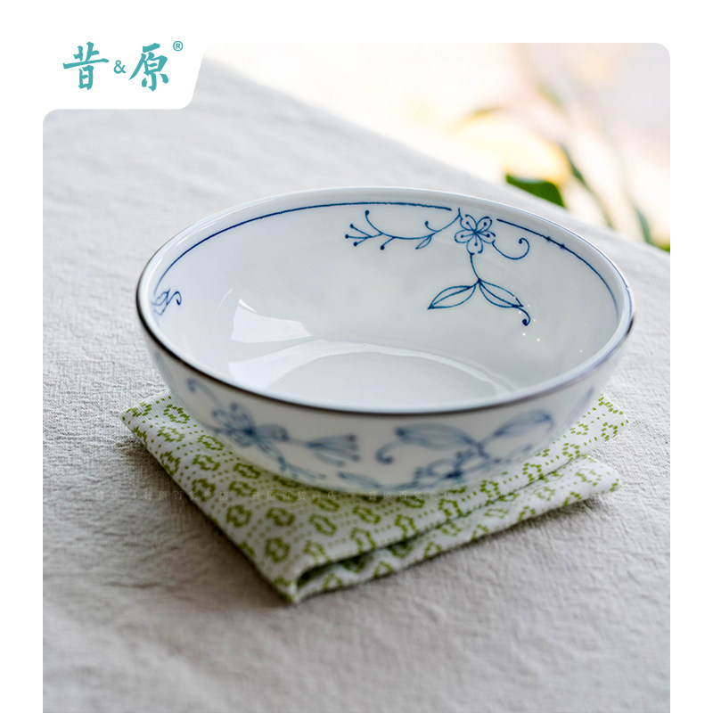 Shake original line Tanggrass ceramic cooking bowl Japan imported cutlery Home Bowls Bowl bowl Bowl Fruit Sweet Bowl