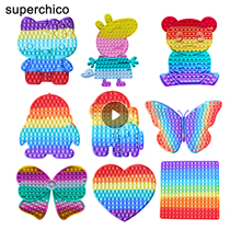 Color super-large rodent control pioneer childrens puzzle mental arithmetic parent-child toy Jewish thinking chess decompression popit