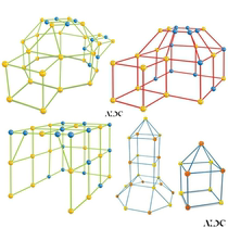 Kids Construction Fort Building Castles Tunnels Tents fidget