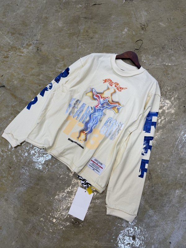 In Stock: Prsmade X R123 Series 26Fw Project 123 Dissolved Print Reversible Long Sleeve Shirt In Stock: Prsmade X R123 Series 26Fw Project 123 Dissolved Print Reversible Long Sleeve Shirt