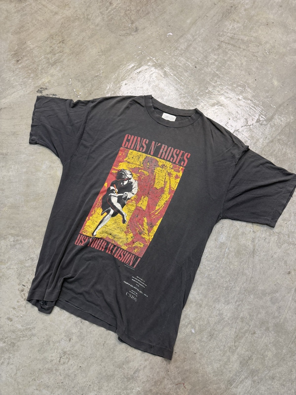 In Stock Prsmade Original Guns N' Roses Writing Girl Vintage Design