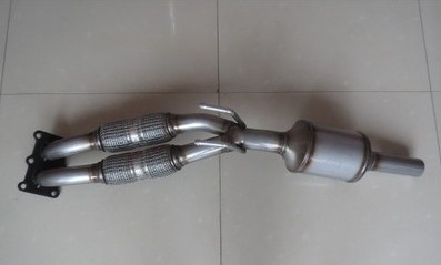 Suitable for FAW Pentium b50 RMBthree Catalyst 409 Steel Automotive Exhaust Pipe Silencer Silencers Thickened