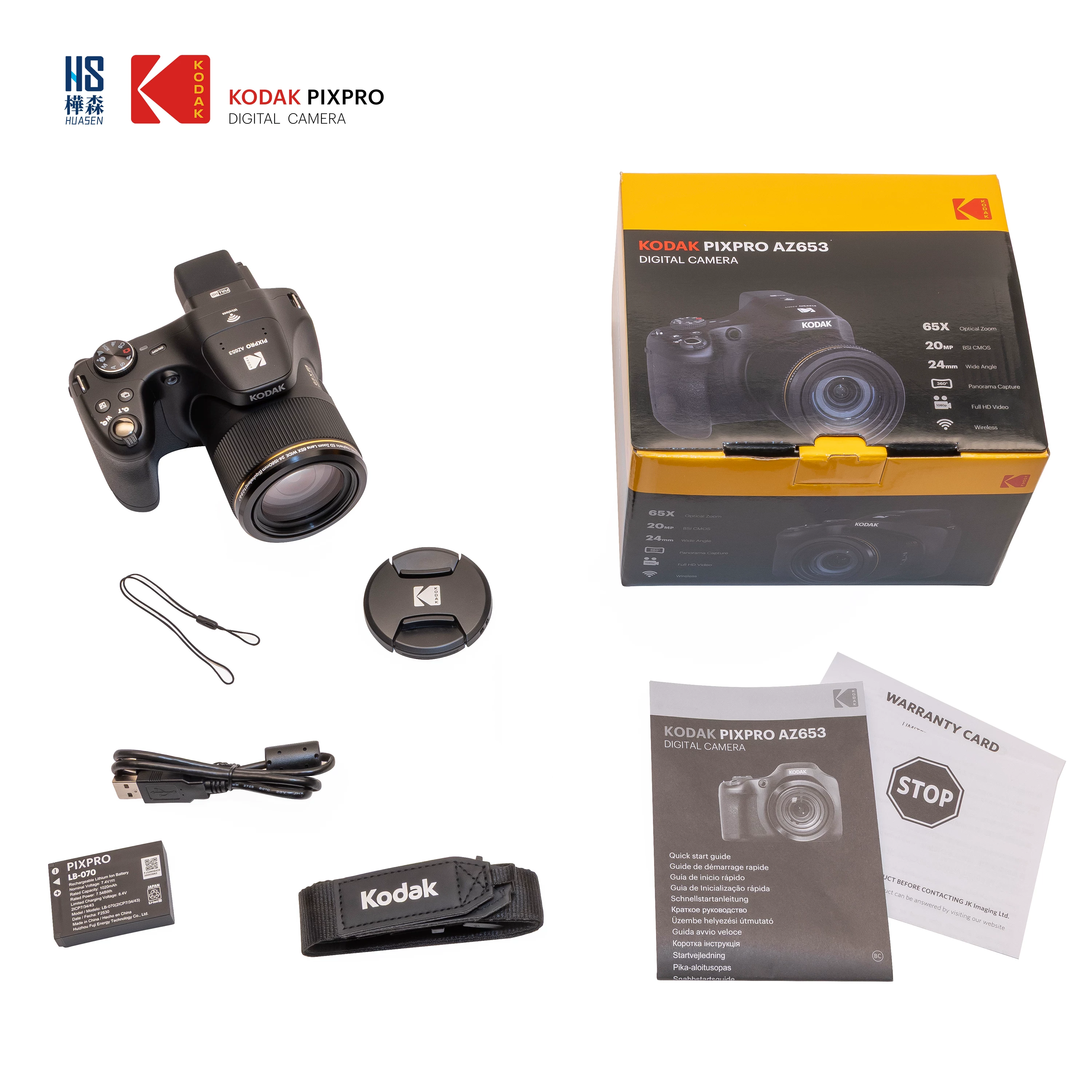 Kodak/柯达 AZ653 телеобъективная цифровая камера 65x оптический зум новый продукт запуск событие официальной подлинный продукт
