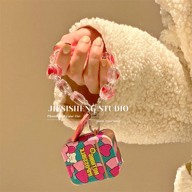 ins love rabbit suitable for airpods3 protective sleeve airpodspro soft shell apple bluetooth headset ipods two 2 three 3 generation aipods niche arip