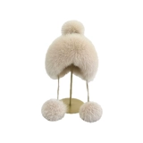 Милая удерживающая тепло шерстяная вязаная шапка