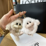 Милый брендовый брелок, плюшевая кукла, украшение на сумку, обезьяна, подарок на день рождения