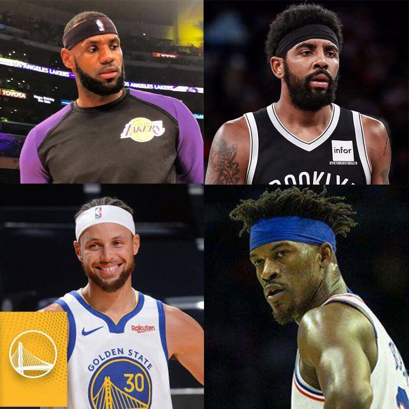 James Ninja sports sweat-absorbing running anti-perspirant hair guide child Irving headband basketball turban Curry Kobe
