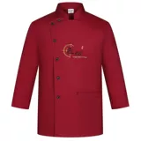 Шеф-поварная одежда мужская летняя наряд с короткими рукавами плюс жирная и крупная столовая для общественного питания китайская пища в воздухопроницаемой водонепроницаемой костюме