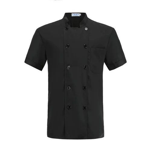 Уборка для шеф-повара лишнего большого размера 300 килограмм рабочая одежда шеф-повара плюс жир и большой размер мужской отель с короткими рукавами.