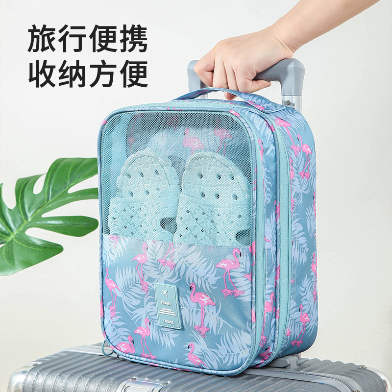 Shoes container bag double layer of boots cover waterproof dust and moisture proof travel bag suitable luggage box cover