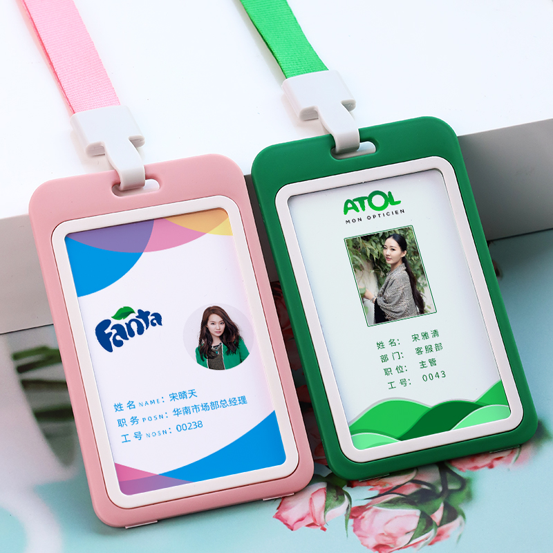 Workcard Work Permit Making Work Card Employee Chest Card Hanging for High-end Work Signs Nurse Chest Card Customized Listings