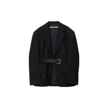 Selected 50% off] alexanderwang Ms. Alexander Wang wide belt decorated blazer