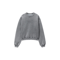 alexanderwang alexanderwang unisex terry cloth acid wash sweatshirt sweatshirt