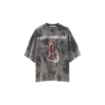 New products for autumn] alexanderwang Alexander Wang unisex heartbreaker graphic printed T-shirt