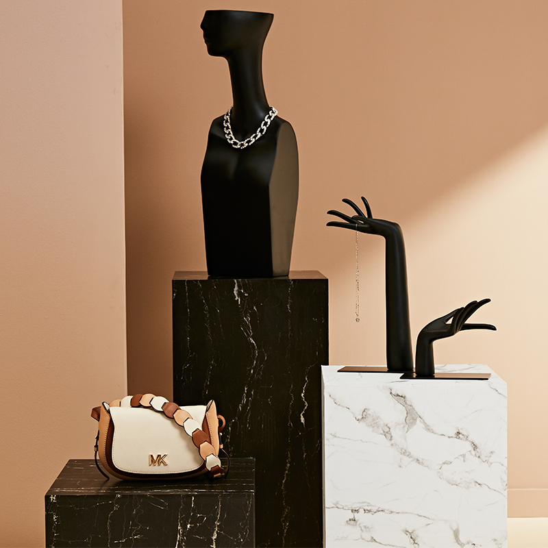 Fake Hand Model Ornament Jewelry Exhibition Rack Necklace Women Model Props Shop Window Fake People Swing Piece Clothing Store Display Shelf