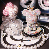 Car ornaments goddess violent bear cute high-end car perfume decoration ins Wind Net red interior decoration
