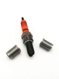 Очлуурын цул утастай ханцуй, автомашин, мотоциклийн оч залгуурын цилиндр утас гүйдэг утас засварын ханцуй M10*1 M12M14