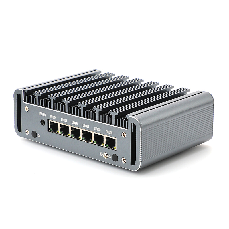 Kangnaixin 4417u I7-1165G7 all-aluminum fanless 6-network soft router industrial control computer machine support love fast Baiwei PA