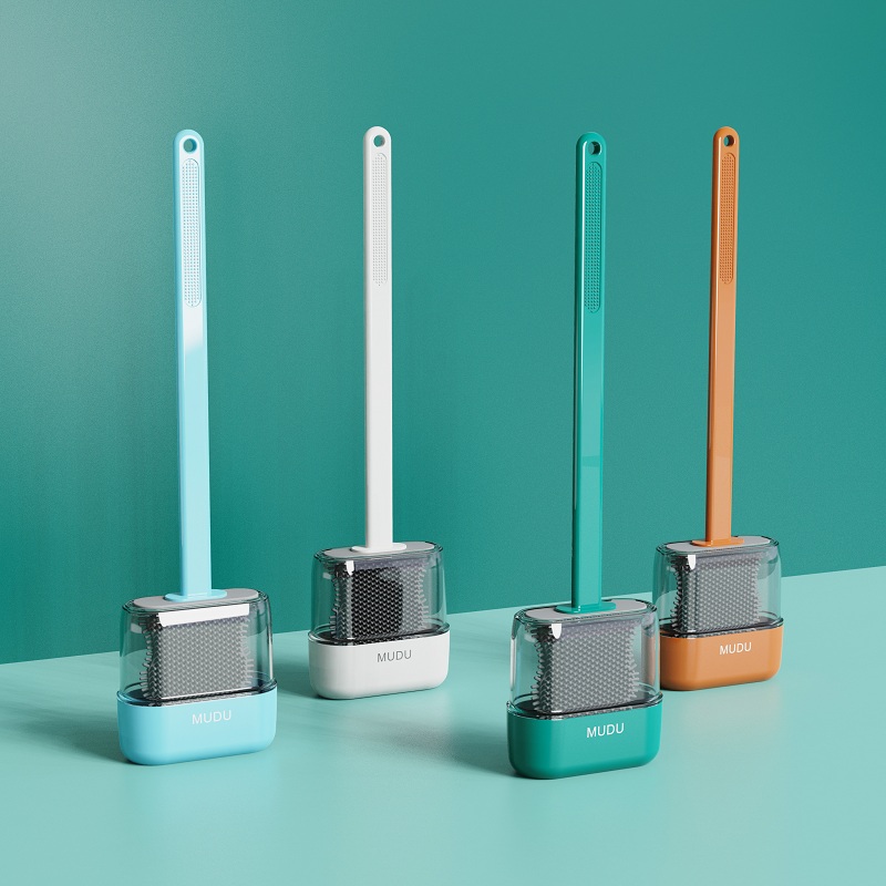 Makeup Room Supplies Big Full Bathroom Toilet Brush Shelve Wall-mounted Home Toilet Free of perforated Contained Seminators