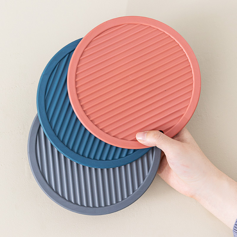 Pan Mat Insulation Mat table mat Anti-burn mat Silicone Dining Cushion Cups Mat bowls Mat Dish Mat Home High Temperature Resistant Dinner Plate Mat