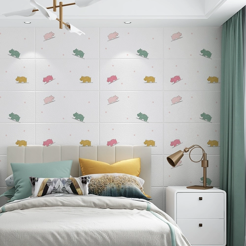 Самоклеющиеся трехмерные мультяшные обои на стену, 3D