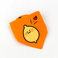 Педан-треугольник шарф-оранжевый лимон