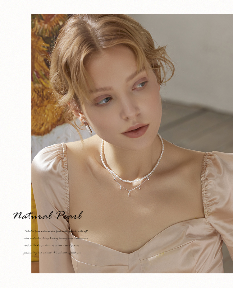 英国 DAISY BEAUTY 王冰冰同款 米粒珍珠许愿星叠戴项链 天猫优惠券折后￥169包邮包税（￥339-170）