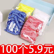 Waterproof enlarged thick disposable shower cap color hot hair hat oil cap adult women shower cap transparent