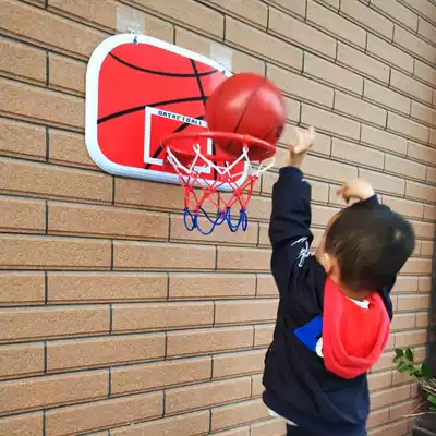 Punch-free children's basketball frame hanging basketball hoop hanging wall basket board baby shooting toys indoor home