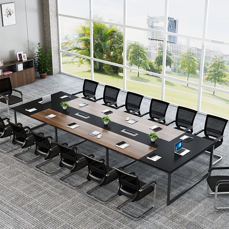 Office Furniture Great Small Office Conference Table Long Table Brief Modern Meeting Room Training Table And Chairs Combined Rectangle