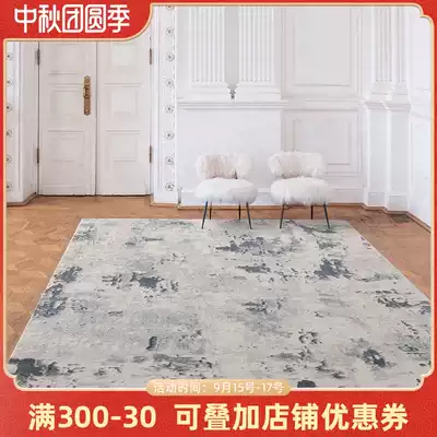 (Jiayin Yan Yan Xia) Italian gray Minimalist carpet living room study floor mat Nordic home bedroom light Luxury customization