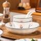 Shunxiang ceramic bowl and plate set dish plate home warm rice bowl high appearance