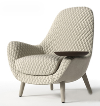 Nordic new minimalist creativity left and right small trays tea table armchair business office fair guests casual chairs