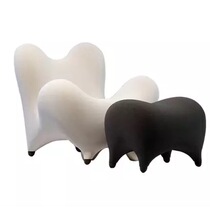 Nordic Designer Glass GRP Briefs Casual Bone Styling Chair Sales floor Like Room Profiled shaped cotton ball chair