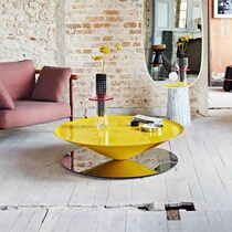 Nordic Fashion Anomalous Funnel Tea Table Triangle Tea Table Creativity Parallel Negotiation Plated Side Several Inverted Movie Mirror tea table