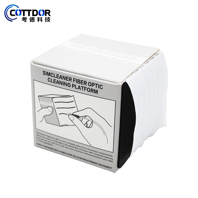 Cord fiber end face cleaning towel machine surface cleaning towel non-woven dry and wet dual-use cleaning towel 300 pieces box