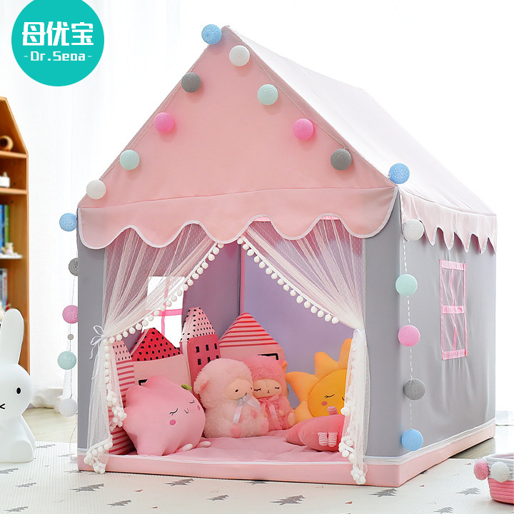 Children's tent indoor game house girl boy can sleep separate bed artifact princess castle home small house