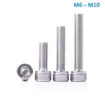 304 304 stainless steel cup head inner hexagonal screw M6M8mm * 55x60x65x70x75x80x85x90x95x100
