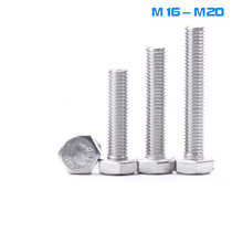 316 316 stainless steel outer hexagonal screw bolt lengthened screw M16M18M20 * 20x25x30x35x40x45