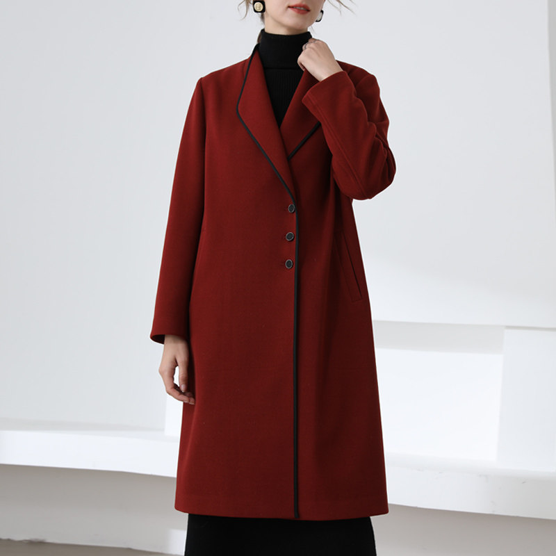 Ditudun 2022 Autumn Clothing Jacket Middle-aged Women's Clothing Winter Clothing The Older women's mother's clothes autumn and winter new foreign pie