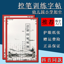 Postural pen stroke training Kindergarten primary school students 1-6 grades dot matrix copybook Postural pen training copybook