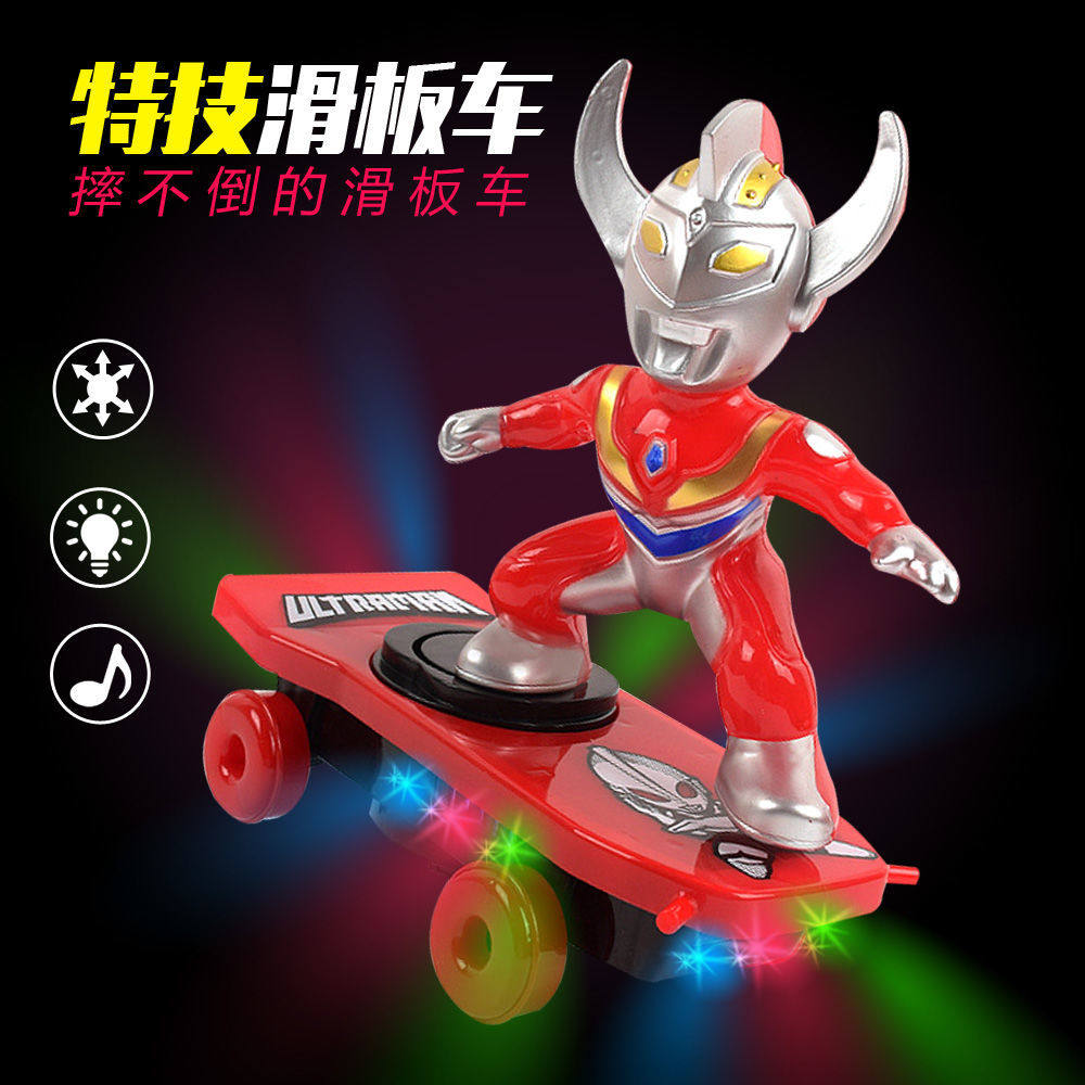 Altman Spider-Man electric stunt scooter spins and rolls children's dancing robot can't fall toys
