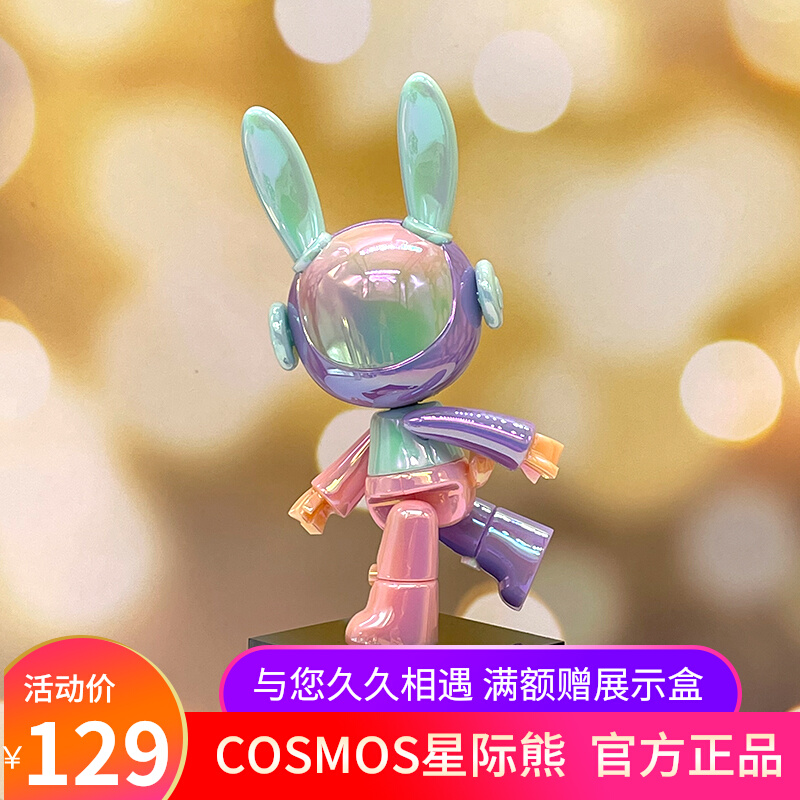 Zhou Yue Tu Electro-optic Series Blind Box 2021 Net Red Tide Play Doll Star Bear Model Orders for Girls