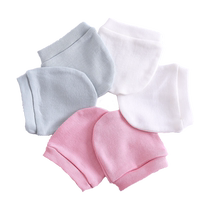 Thomann – gants pour nouveau-né style quatre saisons pour bébé de 0 à 6 mois peut mâcher en pur coton anti-alimentation protège-mains