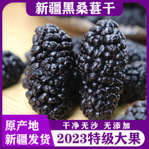 新疆桑葚干黑桑椹特级大颗粒500g泡茶免洗即食2023桑椹干头茬大果