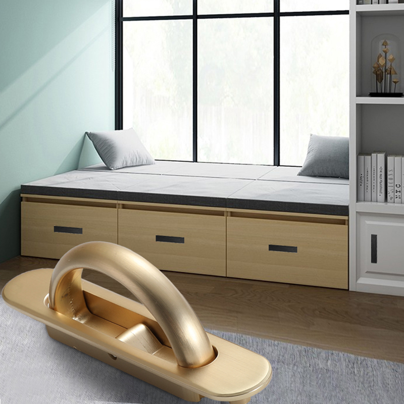 Nuoyouge modern minimalist Japanese-style tatami invisible handle built-in handle cover bed board hidden hidden handle